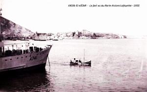 Mers-el-Kebir - Fort - Vue du Porte-Avion Lafayette - 1955